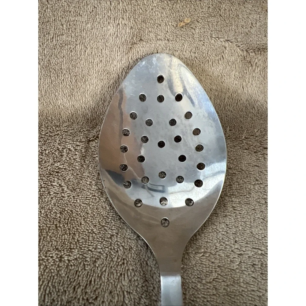 Wolfgang Pucks Cafe Collection Stainless Steel Slotted/Pierced 12